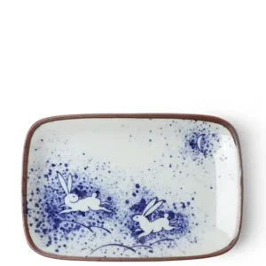 MIYA Company Plates | Plate Rabbit & Moon 6-1/2"