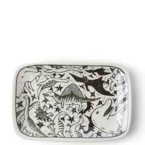 MIYA Company Plates | Plate Rectangle Happy Dinosaurs