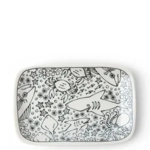 MIYA Company Plates | Plate Rectangle Happy Sea Animals