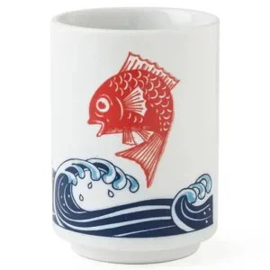 MIYA Company Cups/Mugs | Red Tai 8 Oz. Teacup