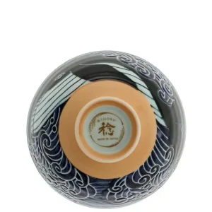 MIYA Company Bowls | Rice Bowl Blue Whale Waves 5