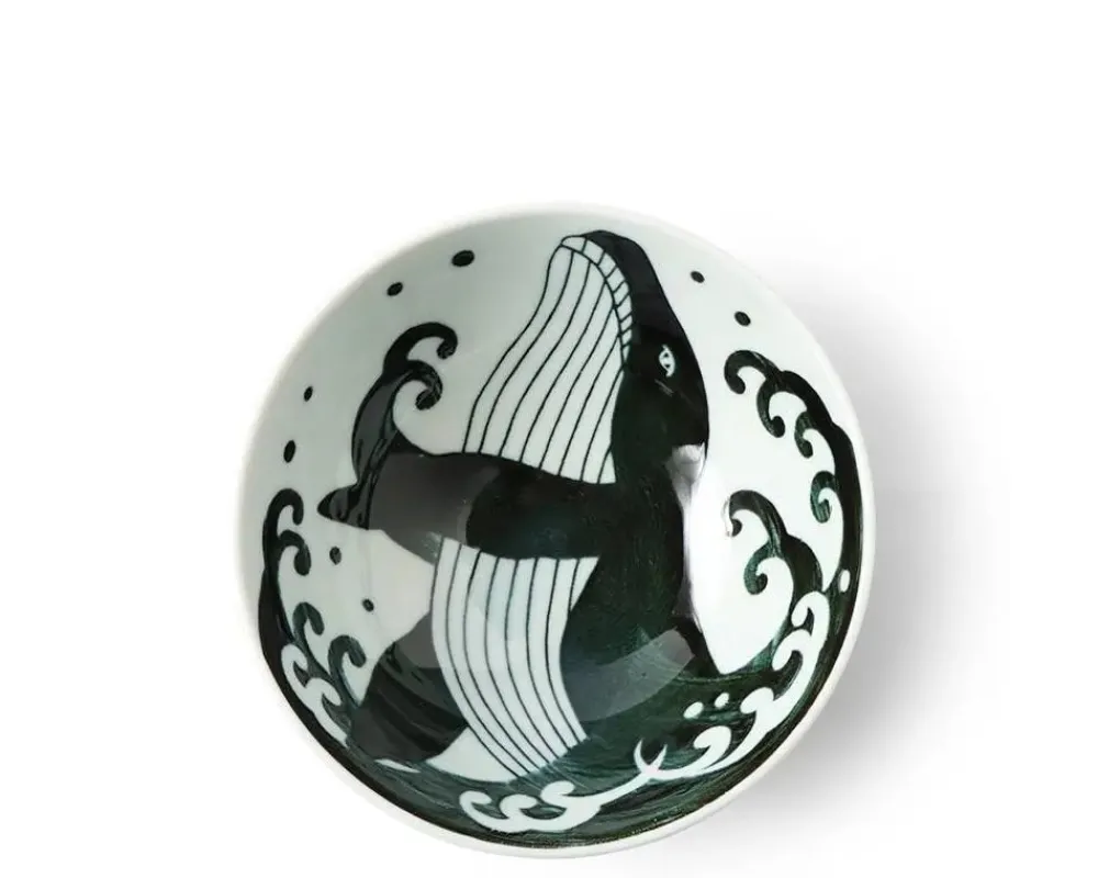 rice_bowl_blue_whale_waves_xl__4.webp MIYA Company Bowls | Rice Bowl Blue Whale Waves (Xl) 5-3/4"