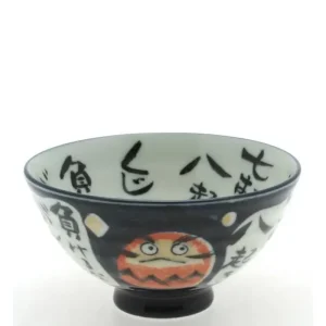 MIYA Company Tableware | Rice Bowl Daruma Dark Blue