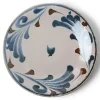 MIYA Company Large Plates | Rustic Blue Vines 11" Plate
