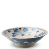 MIYA Company Serving Bowls & Plates | Rustic Blue Vines 9.75" Serving Bowl