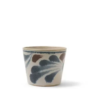 MIYA Company Soba Cups | Rustic Blue Vines Soba Cup