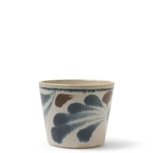 MIYA Company Soba Cups | Rustic Blue Vines Soba Cup