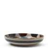 MIYA Company Shallow Bowls | Rustic Dots 7.75" Shallow Bowl