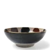 MIYA Company Shallow Bowls | Rustic Dots 8.5" Shallow Bowl