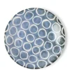 MIYA Company Large Plates | Rustic White Circles 11" Plate