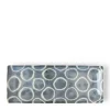 MIYA Company Medium Plates | Rustic White Circles Rectangle Plate