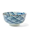 MIYA Company Medium Bowls | Saikai Nami Waves 5.5" Bowl
