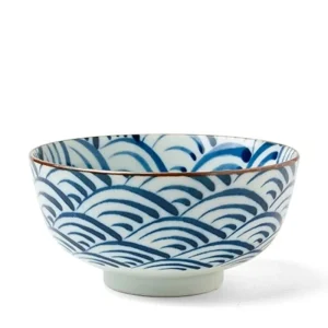 MIYA Company Medium Bowls | Saikai Nami Waves 5.5" Bowl