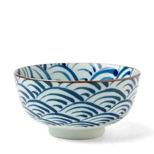 MIYA Company Medium Bowls | Saikai Nami Waves 5.5" Bowl