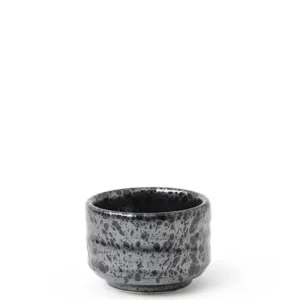 MIYA Company Sake Bottles & Cups | Sake Cup 2.5 Oz. Metallic Black