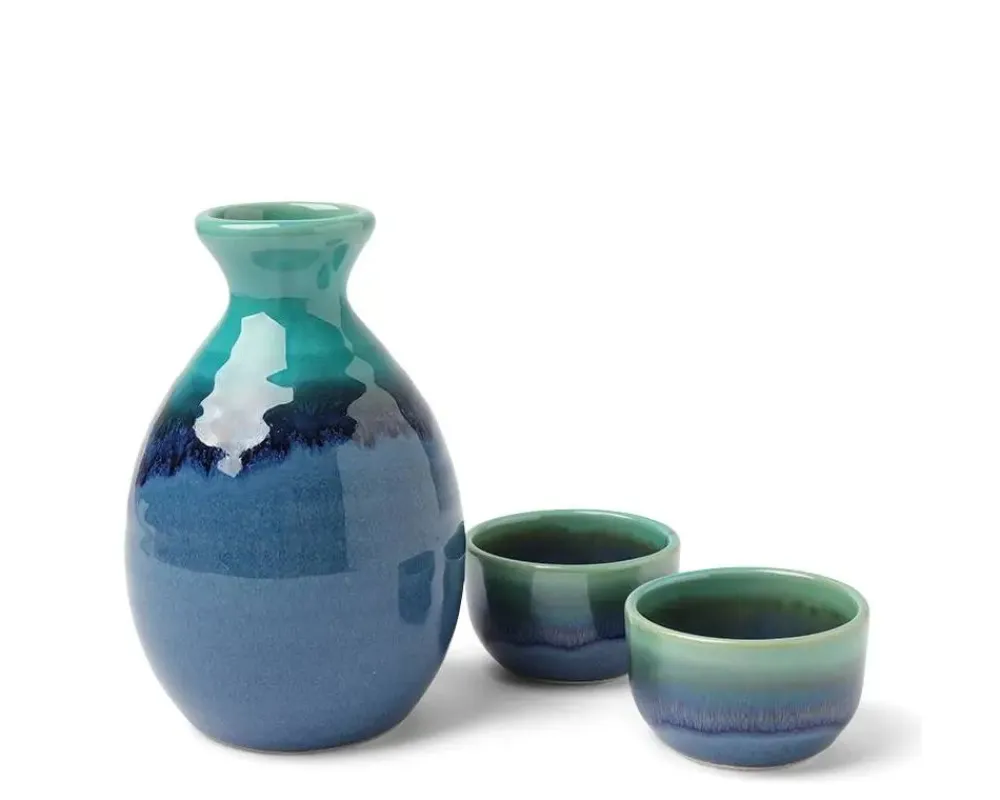 sake_set_jade_ocean_blue_1.webp MIYA Company Sake Sets | Sake Set Jade Ocean Blue