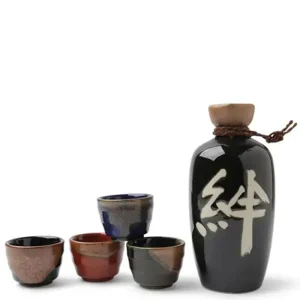 MIYA Company Sake Sets | Sake Set Oribe Kizuna