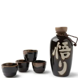 MIYA Company Sake Sets | Sake Set Tenmoku Satori