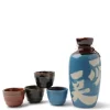 MIYA Company Sake Sets | Sake Set Turquoise Issho Issho