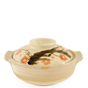 MIYA Company Donabe Casseroles | Sakura Donabe Casserole, 32 Oz.