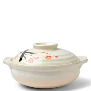 MIYA Company Donabe Casseroles | Sakura Donabe Casserole, 135 Oz.