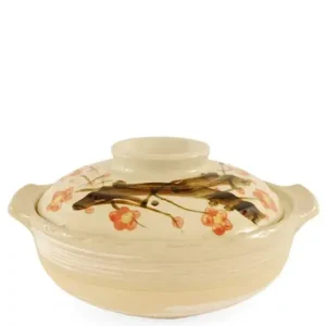 MIYA Company Donabe Casseroles | Sakura Donabe Casserole, 64 Oz.