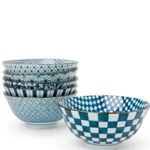 MIYA Company Medium Bowls | Sashiko Stitch 6