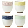 MIYA Company Teacups | Sashiko Teacup Set 6 Oz.
