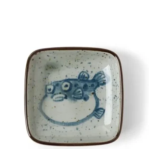 MIYA Company Fish | Sauce Dish 3.5" Puffer Fish