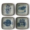 MIYA Company Fish | Sauce Dish 3.5" Sea Life Set/4