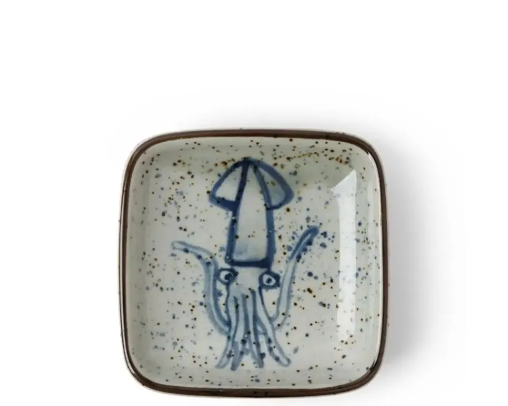 sauce_dish__squid_1.webp MIYA Company Fish | Sauce Dish 3.5" Squid