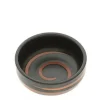 MIYA Company Sauce Dishes | Sauce Dish Black Caramel Swirl