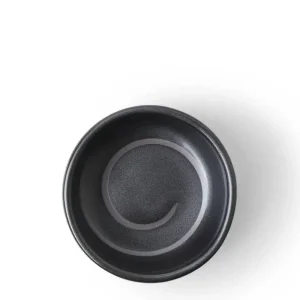 MIYA Company Sauce Dishes | Sauce Dish Black Caramel Swirl