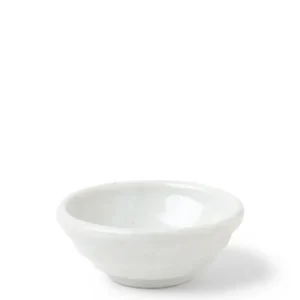 MIYA Company Sauce Dishes | Sauce Dish Chinmi White + Blue Swirl