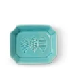 MIYA Company Sauce Dishes | Sauce Dish Leaves Teal