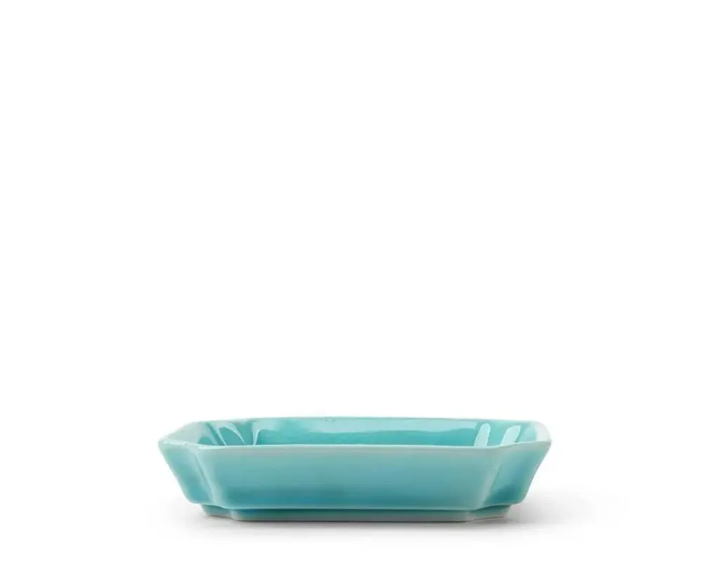 sauce_dish_leaves_teal_3.webp MIYA Company Sauce Dishes | Sauce Dish Leaves Teal