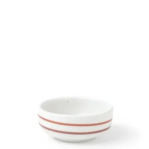 MIYA Company Sauce Dishes | Sauce Dish White Caramel Swirl