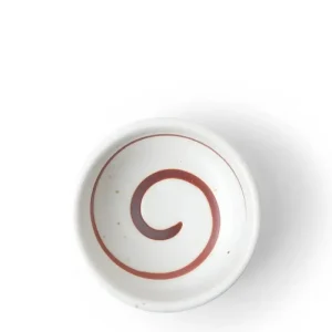 MIYA Company Sauce Dishes | Sauce Dish White Caramel Swirl