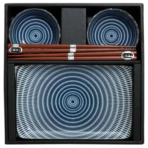 MIYA Company Plate Sets | Sendan Blue Sushi Set