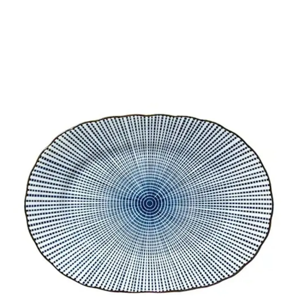 sendan_tokusa__x__oval_plate_0.webp MIYA Company Medium Plates | Sendan Tokusa 7.75" X 5.5" Oval Plate