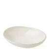 MIYA Company Shallow Bowls | Shiratama 6.5" X 5" Oval Bowl