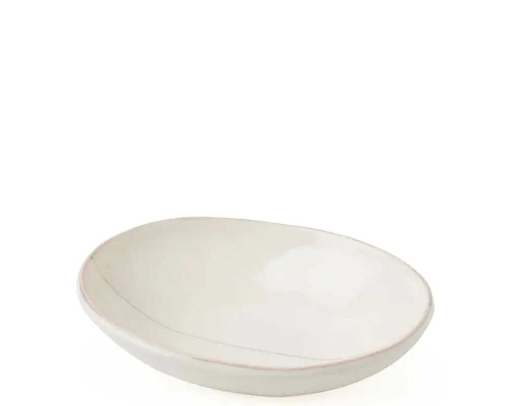 shiratama__x__oval_bowl_1.webp MIYA Company Shallow Bowls | Shiratama 6.5" X 5" Oval Bowl