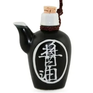 MIYA Company Sauce Pots | Shoyu 8 Oz. Sauce Pot With Cork - Black