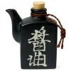 MIYA Company Sauce Pots | Shoyu 6 Oz. Sauce Pot With Cork - Black Matte