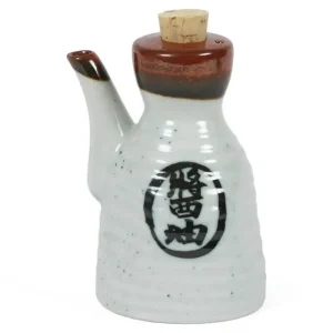 MIYA Company Sauce Pots | Shoyu 6 Oz. Sauce Pot With Cork - White