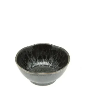 MIYA Company Sauce Dishes | Silver Blue Granite Sauce Bowl