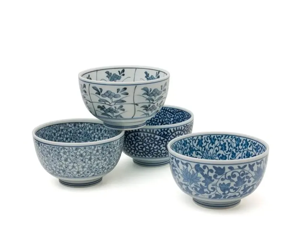 sometsuke__bowl_set_2.webp MIYA Company Bowl Sets | Sometsuke 5" Bowl Set