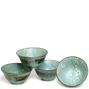 MIYA Company Bowl Sets | Spring Blossoms 5.25" Flared Bowl Set