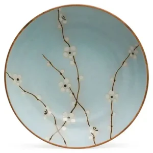 MIYA Company Serving Bowls & Plates | Spring Blossoms 9" Shallow Bowl