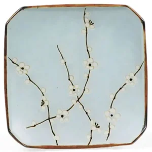 MIYA Company Small Plates | Spring Blossoms 5.25" Sq. Plate
